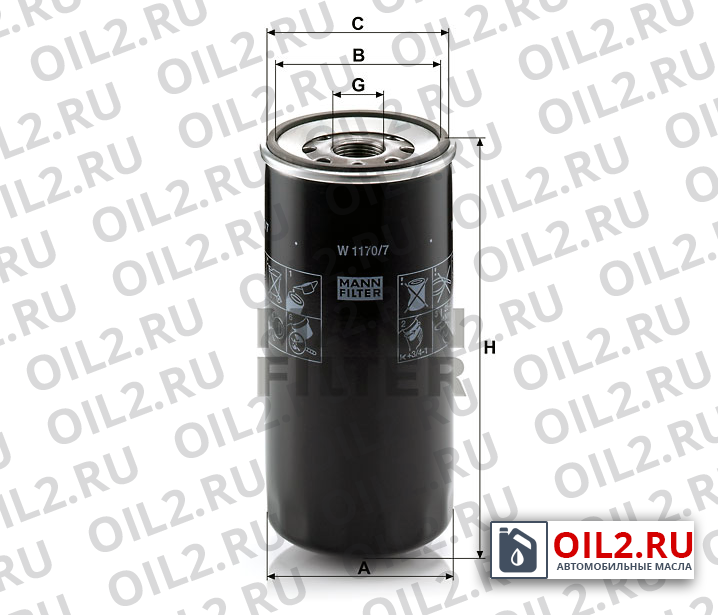   MANN W 1170/7