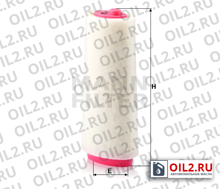 Габаритный чертеж MANN C 15 105/1 Габаритный чертеж MANN C 15 105/1