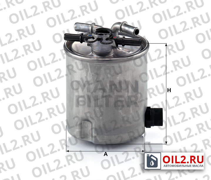 Габаритный чертеж MANN WK 9007 Габаритный чертеж MANN WK 9007