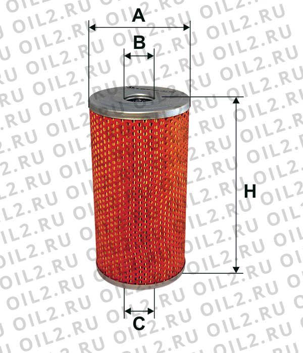 Габаритный чертеж Фильтр FILTRON OM 524 Габаритный чертеж Фильтр FILTRON OM 524