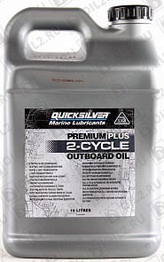 QUICKSILVER Premium Plus 2-Cycle Outboard Oil TC-W3 10 . 