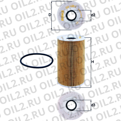†упить Фильтр Mahle OX 128/1D ECO †упить Фильтр Mahle OX 128/1D ECO