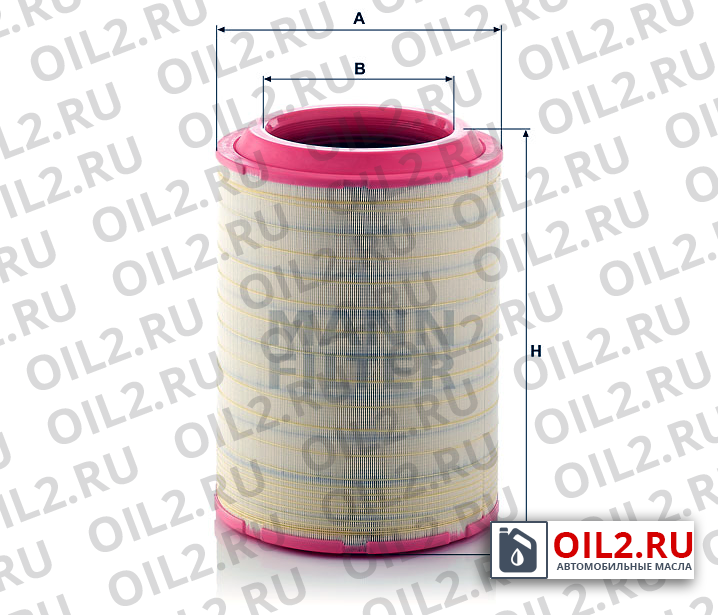 Габаритный чертеж MANN CF 23 430/2 Габаритный чертеж MANN CF 23 430/2