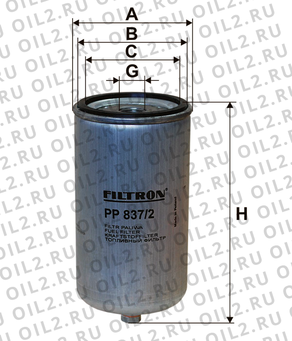    FILTRON PP 837/2