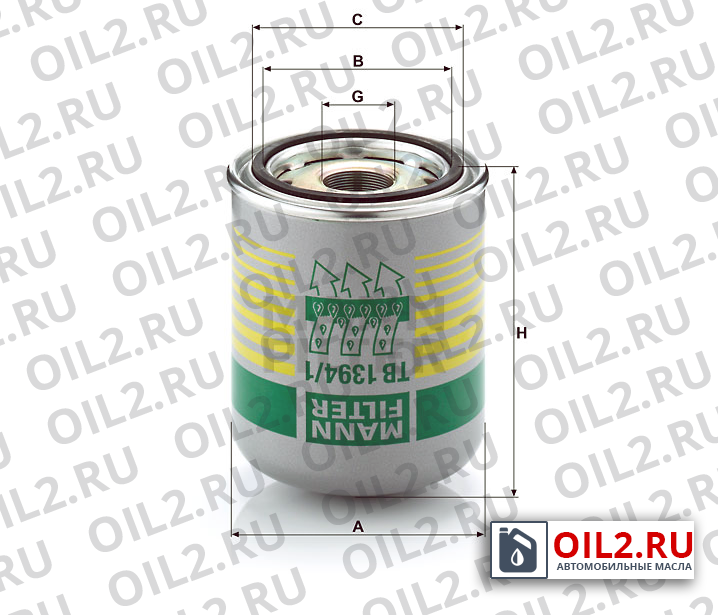 ���������� ������ MANN TB 1394/1 x