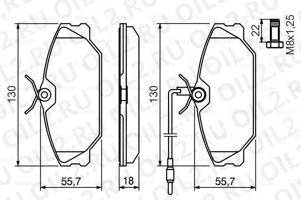 набор тормозных колодок; фронт (Bosch 0986461765). Фотогаллерея. набор тормозных колодок; фронт (Bosch 0986461765). Фотогаллерея.