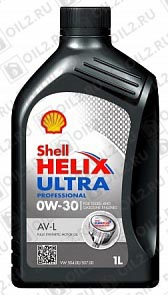  SHELL Helix Ultra Professional AV-L 0W-30 1 .