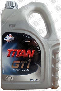 пїЅпїЅпїЅпїЅпїЅпїЅ FUCHS Titan GT1 0W-20 4 л.