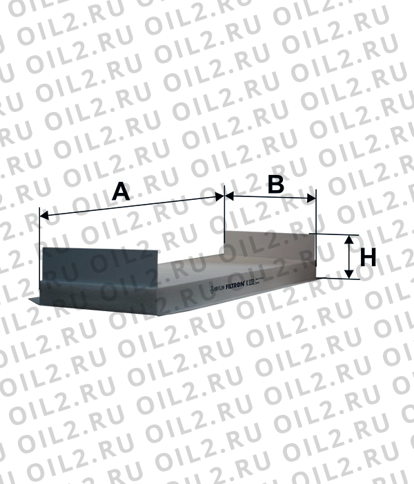 Габаритный чертеж Фильтр FILTRON K 1133 Габаритный чертеж Фильтр FILTRON K 1133