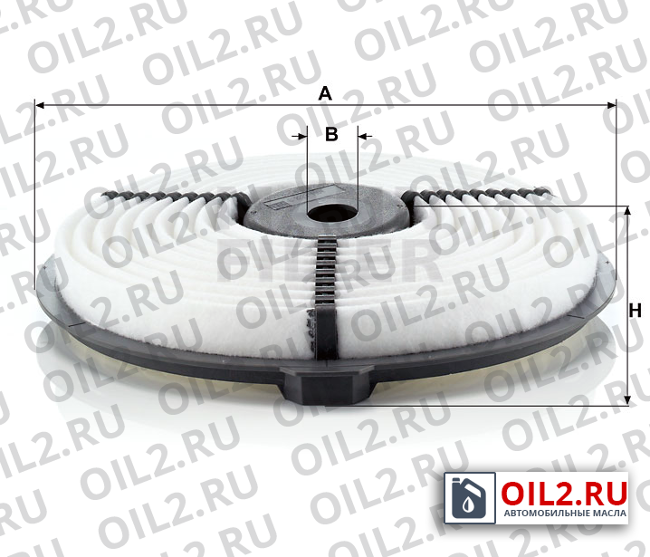 Габаритный чертеж MANN C 2223 Габаритный чертеж MANN C 2223