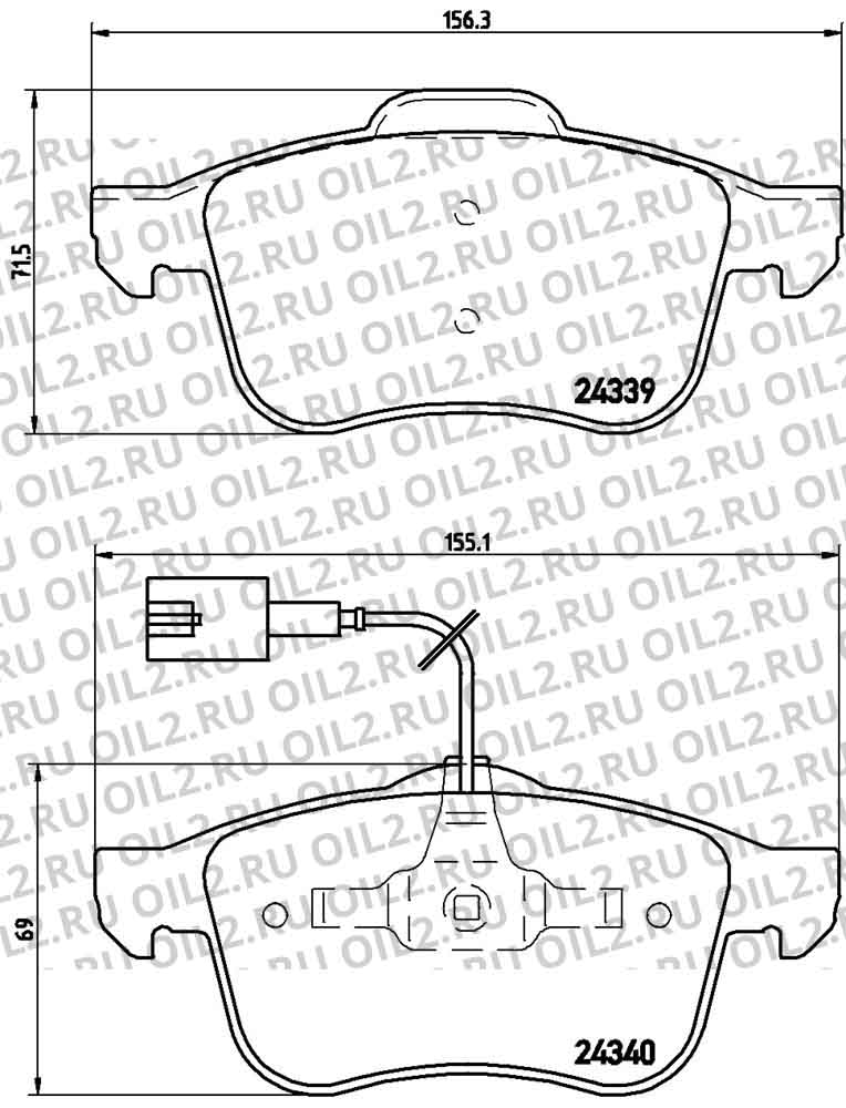  BREMBO P 23 103. .