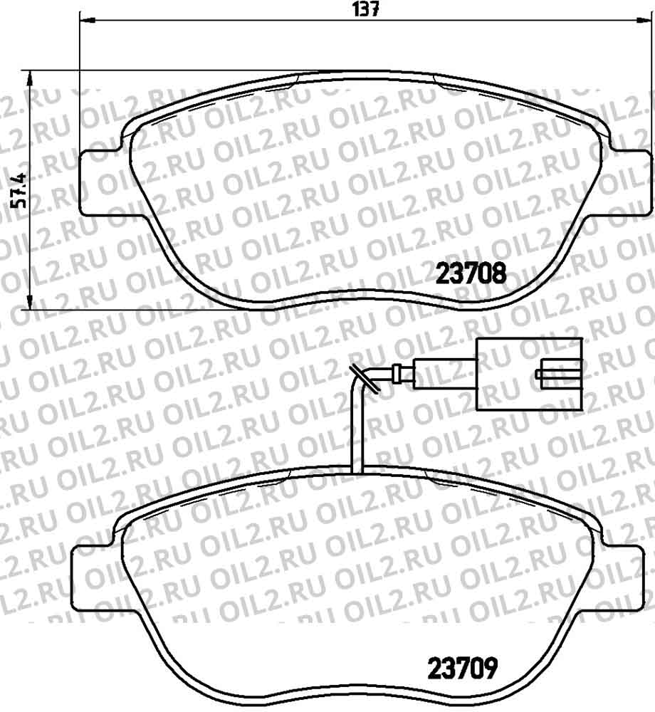  BREMBO P 23 137. .