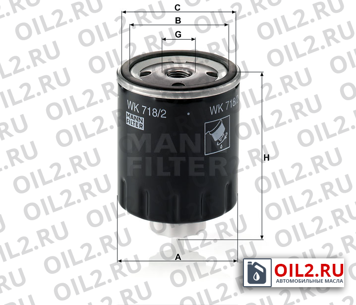 ���������� ������ MANN WK 718/2