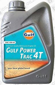 ������ GULF Power Trac 4T 10W-40 1 .