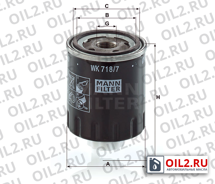   MANN WK 718/7