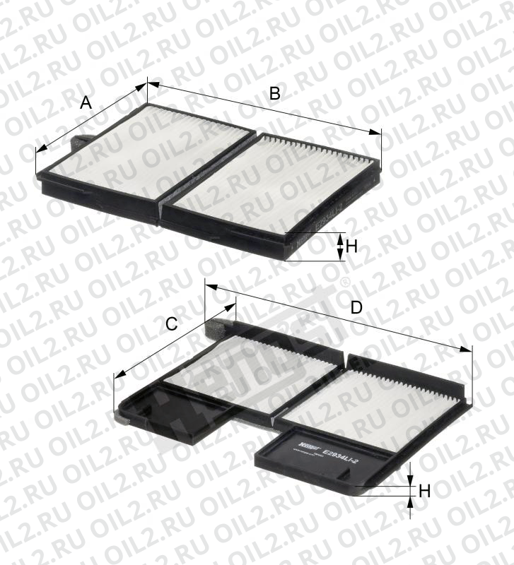 ������ ������ ������ Hengst E2934LI-2