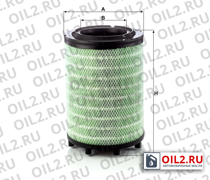 Габаритный чертеж MANN C 31 016 Габаритный чертеж MANN C 31 016