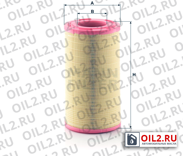 Габаритный чертеж MANN CF 1620 Габаритный чертеж MANN CF 1620