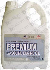 пїЅпїЅпїЅпїЅпїЅпїЅ HYUNDAI/KIA Premium Gasoline 5W-20 SL/GF-3 3 л.