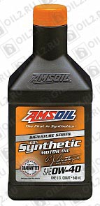 пїЅпїЅпїЅпїЅпїЅпїЅ AMSOIL Signature Series Synthetic Motor Oil 0W-40 0,946 л.