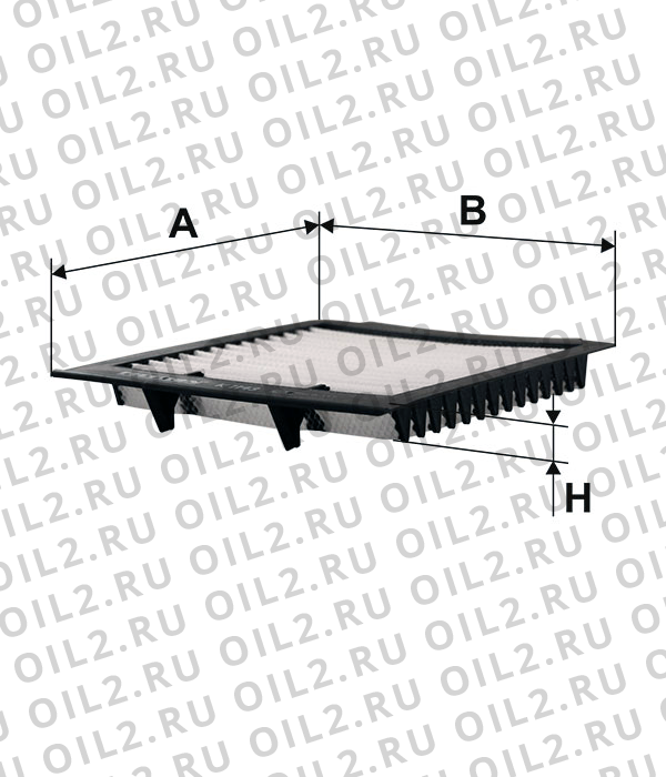 Габаритный чертеж Фильтр FILTRON K 1143-2x Габаритный чертеж Фильтр FILTRON K 1143-2x
