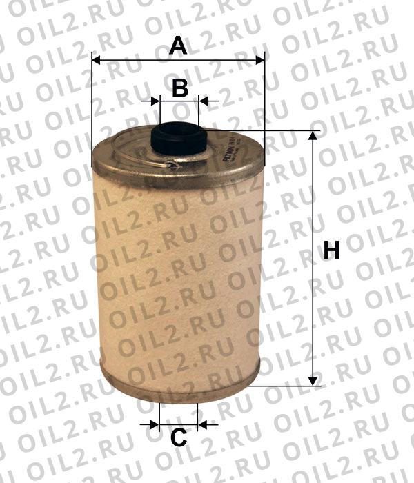 Габаритный чертеж Фильтр FILTRON PW 814 Габаритный чертеж Фильтр FILTRON PW 814