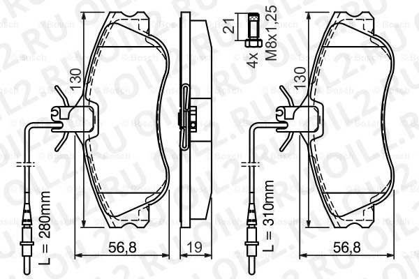набор тормозных колодок; фронт (Bosch 0986424414). Фотогаллерея. набор тормозных колодок; фронт (Bosch 0986424414). Фотогаллерея.