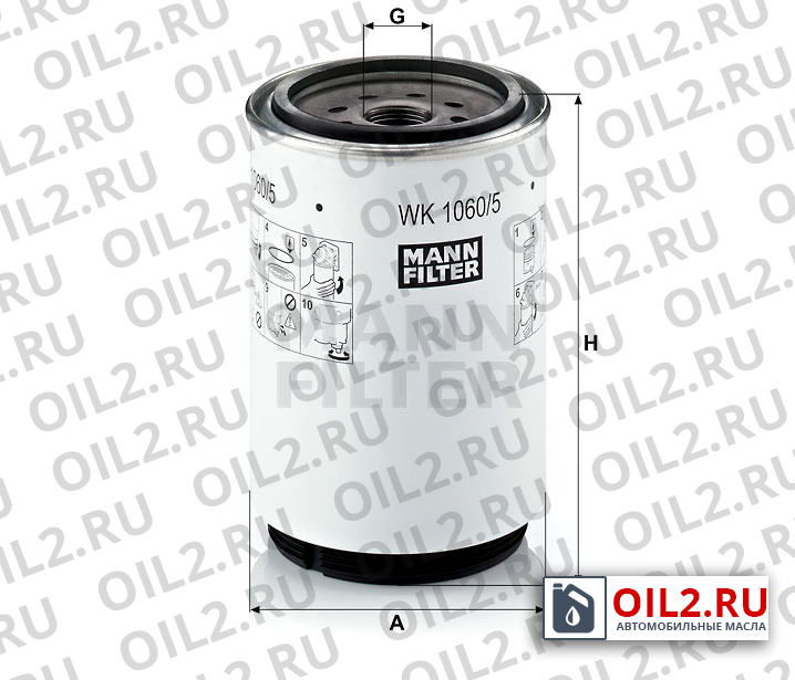 ���������� ������ MANN WK 1060/5 x