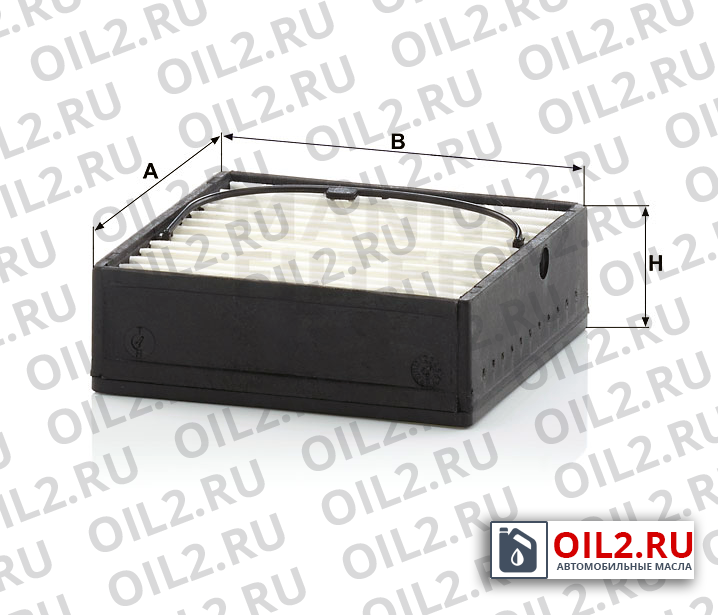 Габаритный чертеж MANN PU 84 Габаритный чертеж MANN PU 84