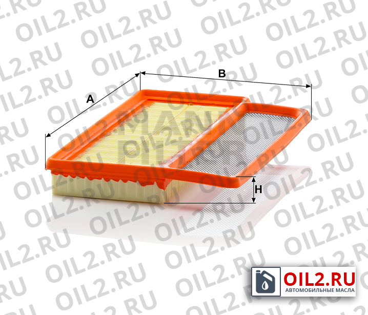 Габаритный чертеж MANN C 24 006 Габаритный чертеж MANN C 24 006