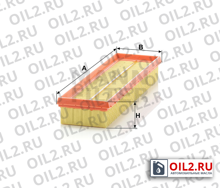 Габаритный чертеж MANN C 3042/1 Габаритный чертеж MANN C 3042/1