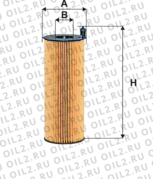 Габаритный чертеж Фильтр FILTRON OE 650/6A Габаритный чертеж Фильтр FILTRON OE 650/6A