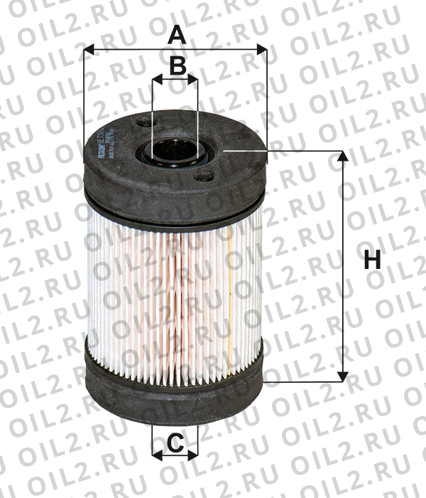 Габаритный чертеж Фильтр FILTRON UE 730/2 Габаритный чертеж Фильтр FILTRON UE 730/2