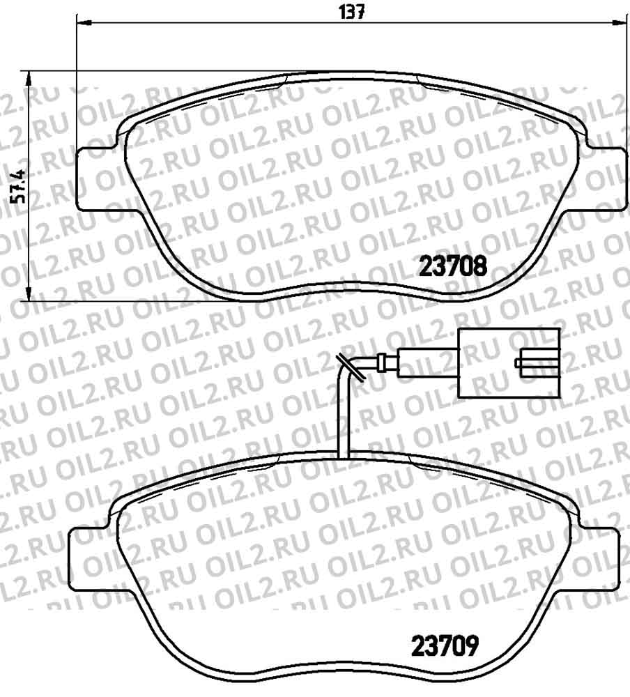  BREMBO P 23 087. .