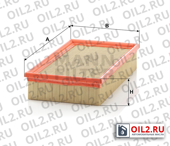 Габаритный чертеж MANN C 31 144 Габаритный чертеж MANN C 31 144
