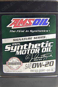 AMSOIL Signature Series Synthetic Motor Oil 0W-20 0,946 .. .