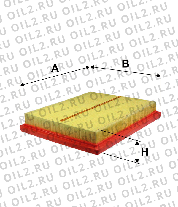 Габаритный чертеж Фильтр FILTRON AP 170/3 Габаритный чертеж Фильтр FILTRON AP 170/3