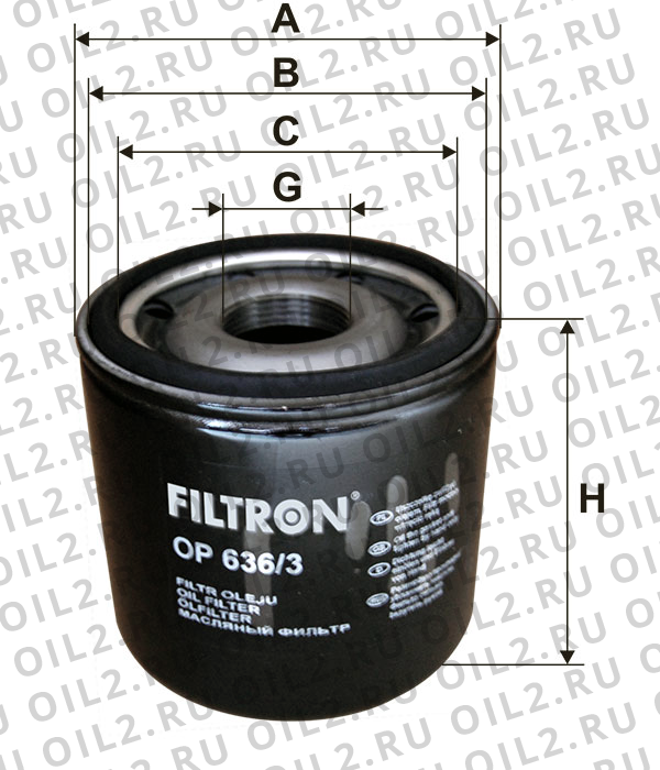 ���������� ������ ������ FILTRON OP 636/3