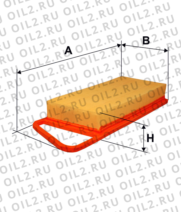 Габаритный чертеж Фильтр FILTRON AP 130/3 Габаритный чертеж Фильтр FILTRON AP 130/3