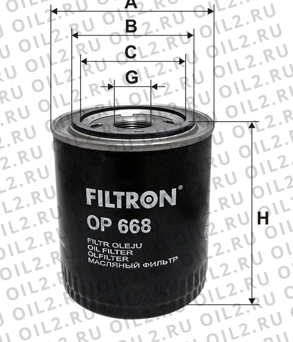    FILTRON OP 668
