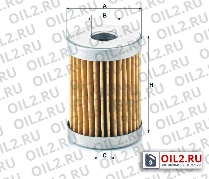 Габаритный чертеж MANN C 31/1 Габаритный чертеж MANN C 31/1