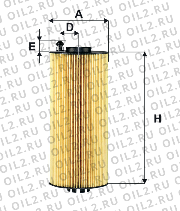 Габаритный чертеж Фильтр FILTRON OE 676/3 Габаритный чертеж Фильтр FILTRON OE 676/3