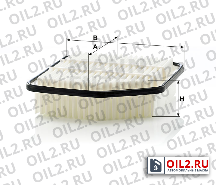 Габаритный чертеж MANN C 24 007 Габаритный чертеж MANN C 24 007