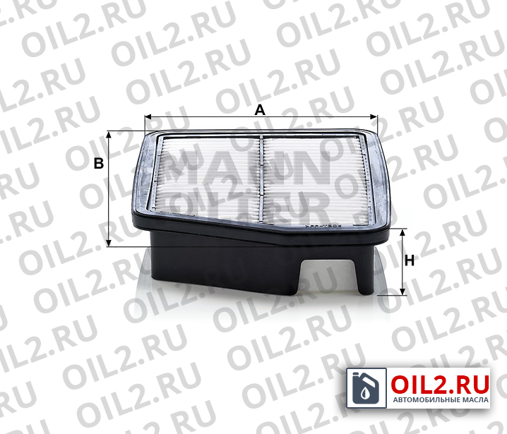 Габаритный чертеж MANN C 2630 Габаритный чертеж MANN C 2630