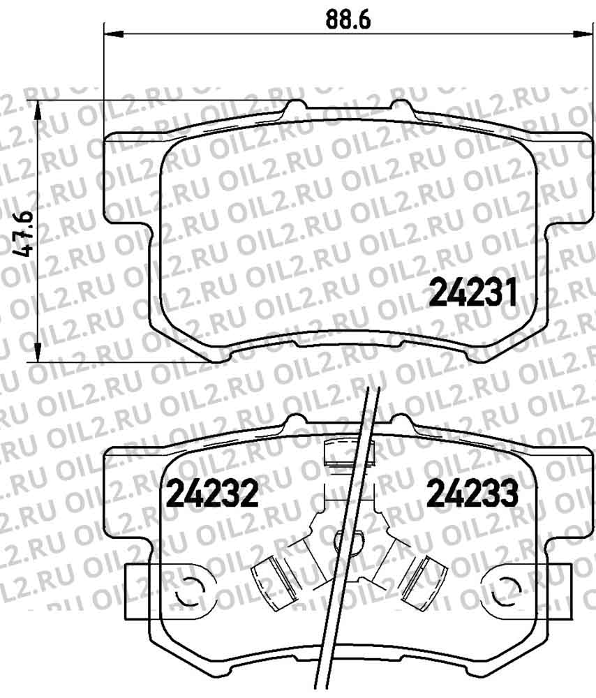  BREMBO P 28 051. .