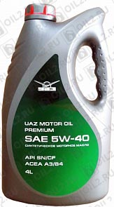 ������ UAZ Motor Oil Premum 5W-40 4 .