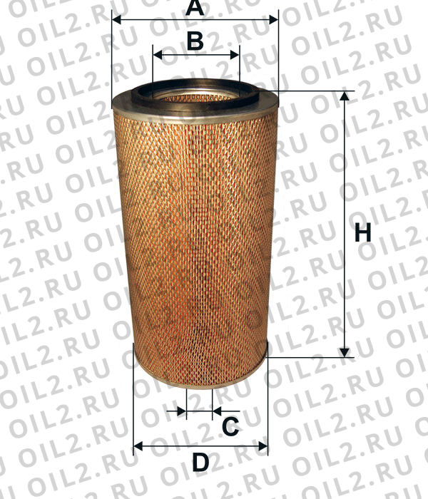 Габаритный чертеж Фильтр FILTRON AM 474 Габаритный чертеж Фильтр FILTRON AM 474