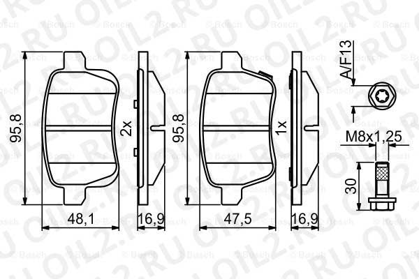   ;  (Bosch 0986494825)