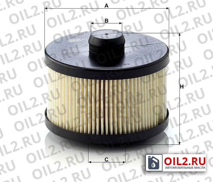 Габаритный чертеж MANN PU 10 001 x Габаритный чертеж MANN PU 10 001 x