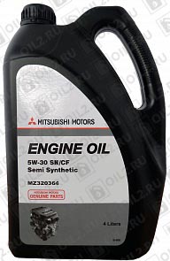 MITSUBISHI Genuine Oil Semi-Synthetic 5W-30 4 . 